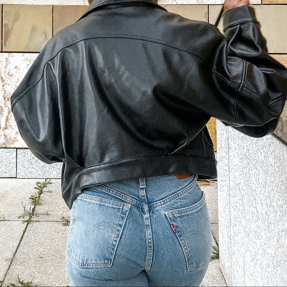 Prettylittlething faux leather jacket - Picture 6 of 8